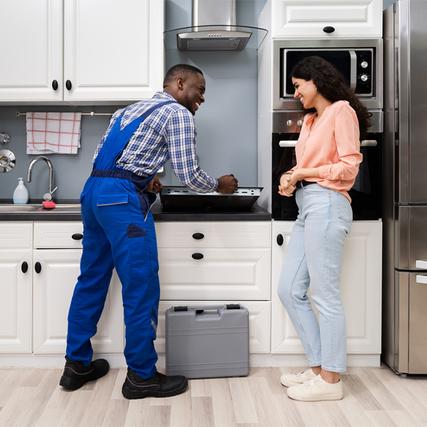can you provide an estimate for cooktop repair before beginning any work in Johnson County